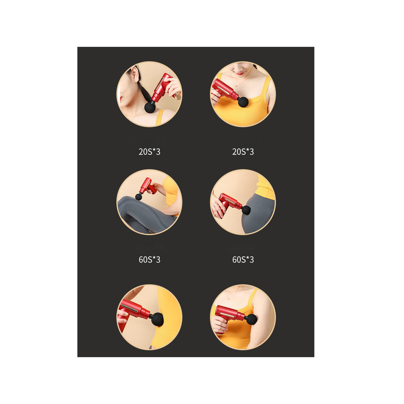 Domowy przenośny masażer mięśni mały mini kieszonkowy pistolet do powięzi_voghion.com