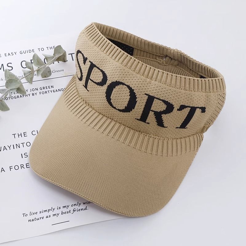 Unschlagbare Qualität Sonnenschutz Leere Top, Sommer Weiß Sport UV-beständig Laufen Neue Duckbill Hut, Sonnenhut_voghion.com