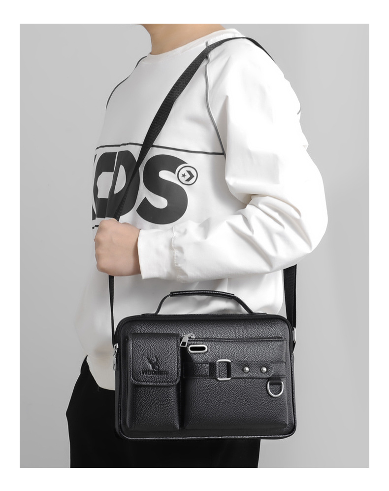 Sac à bandoulière en cuir Pu pour hommes, sacoche d'affaires de marque, nouveaux petits sacs à bandoulière Vintage de styliste, 2022_voghion.com