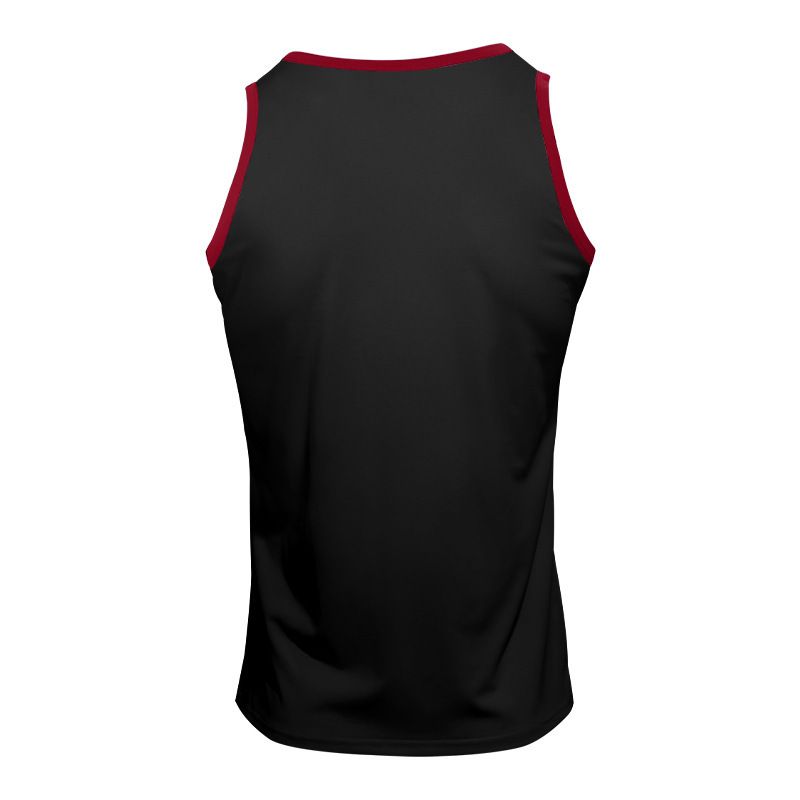 24 Cross-border Summer Men's Vest Ice Silk Solid Color New Sleeveless Breathable Tight Casual Sports Vest 2-piece Set_voghion.com