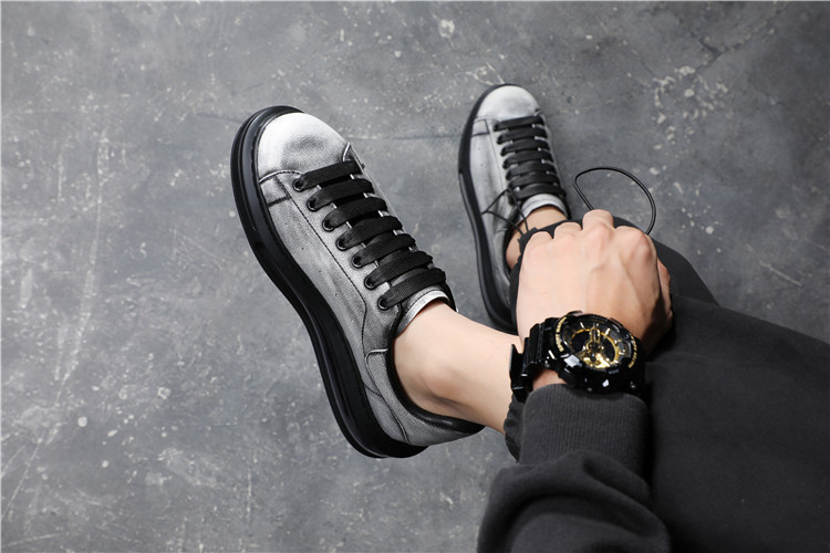 Air Cushion Small White Shoes Men S New Korean Version Of The Thick Bottom Heightening Sports And Leisure Shoes Retro Old Sneakers_voghion.com