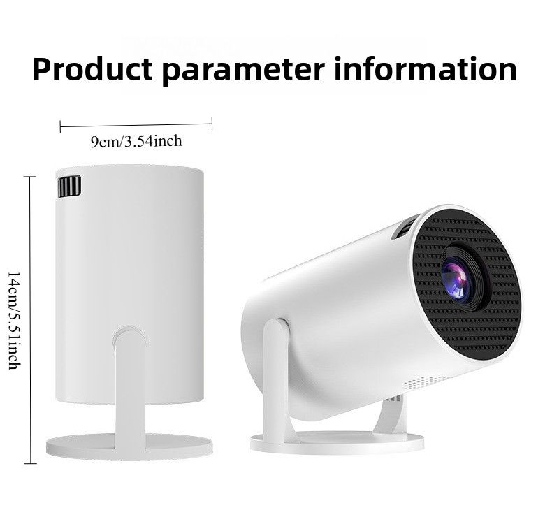 Projector Home Wall 1080p Projector Mini High Definition Intelligent Barrel Wifi Projector High Current_voghion.com