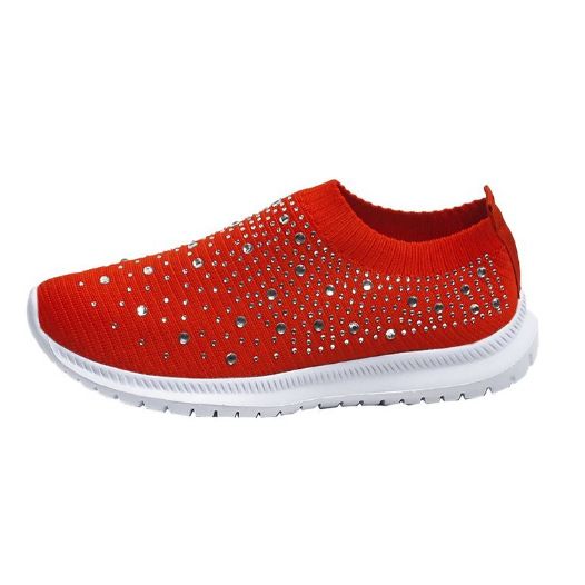 Large Size Rhintone Elastic Socks, Casual Men's And Women's Sports Sho, MD Sole Fly Woven Breathable Lightweight_voghion.com
