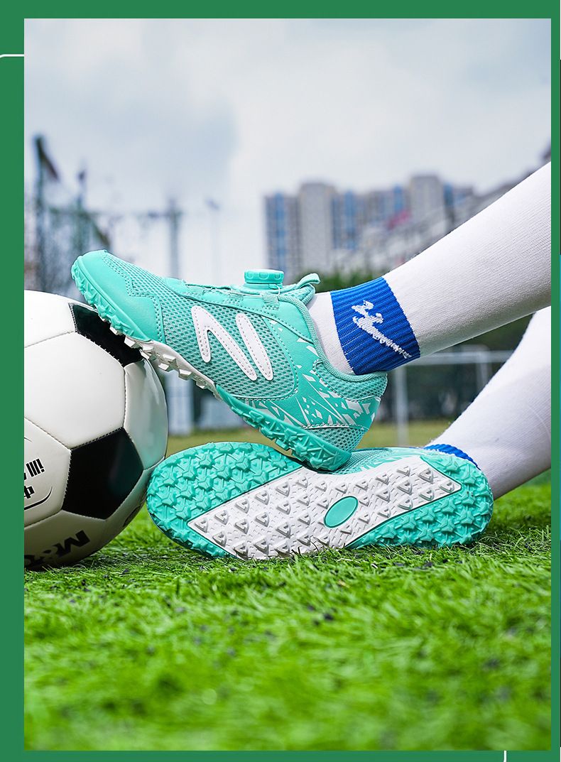 Zēnu un meiteņu futbola apavi, elpojoši un ērti mākslīgās zāles treniņu apavi, iekštelpu/āra sporta apavi, vairumtirdzniecība_voghion.com