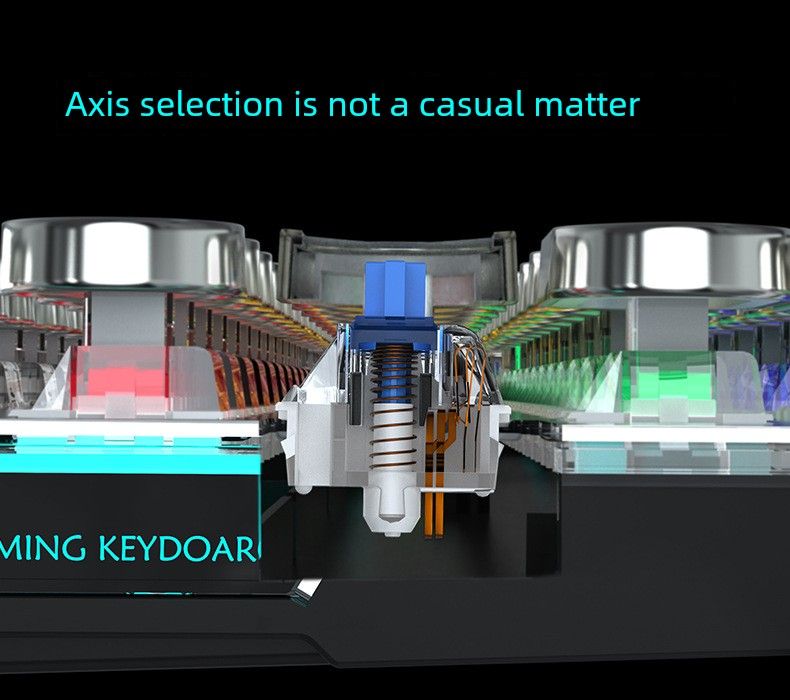 X60 Steam Transparent Punk Retro Nical Key Mouse Suit Gaming Male Titanium Alloy Keyboard With Knob_voghion.com