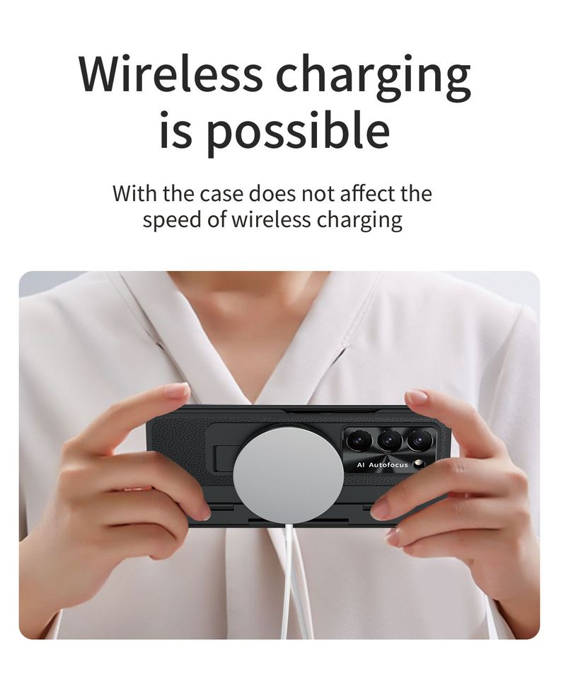 For Samsung Galaxy Z Fold 3 4 5 Luxury Business Multi Function Tempered Screen Protector Film Holder Phone Case Cover_voghion.com