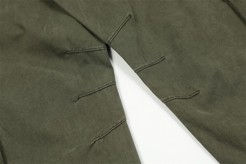 Dreidimensionale aufgesetzte Taschen-Design-Multi-Pocket-Overalls für Herren, trendige Straße, neue, lockere, funktionelle Outdoor-Freizeithose_voghion.com