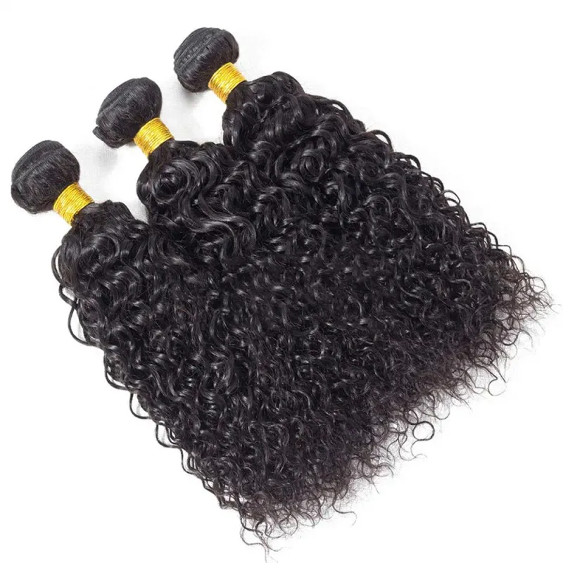 Indian Afro Kinky Curly Bundles Human Hair Extensions Unprocessed Virgin Weave Jerry Curl_voghion.com