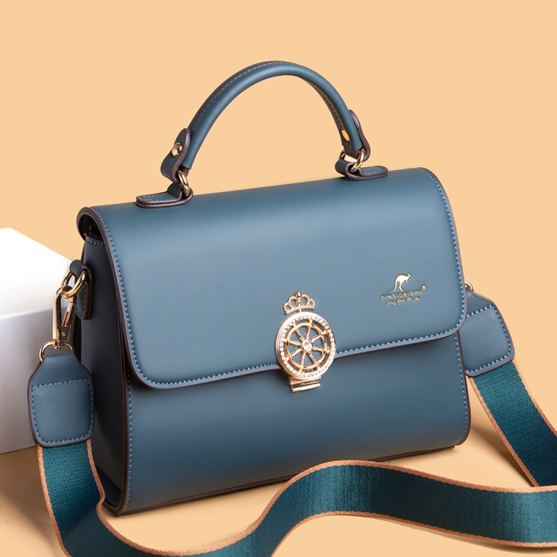 Happy Kangaroo Texture 2024 Borsa quadrata piccola da donna universale a spalla singola nuova autunno 2024_voghion.com