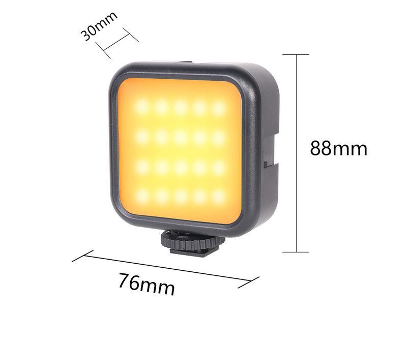 Mobile Phone Selfie Fill RGB Portable SLR Camera Photo Shooting Video Beauty Led Tofu Pocket Light_voghion.com
