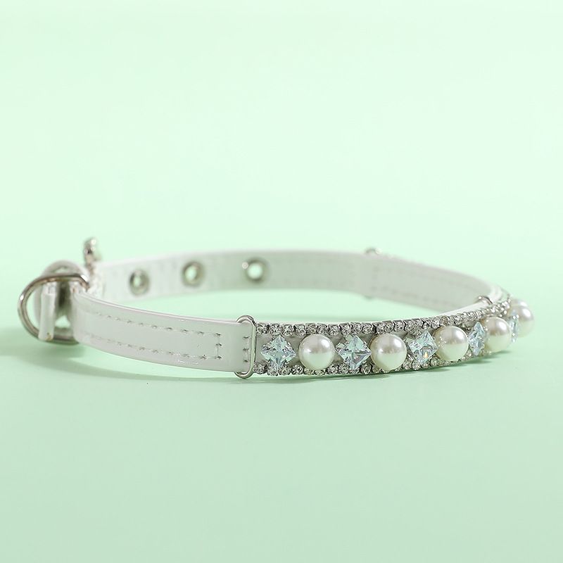 Pet supplies collar traction rope collar set cat necklace small and medium sized dog collar collar accessories_voghion.com