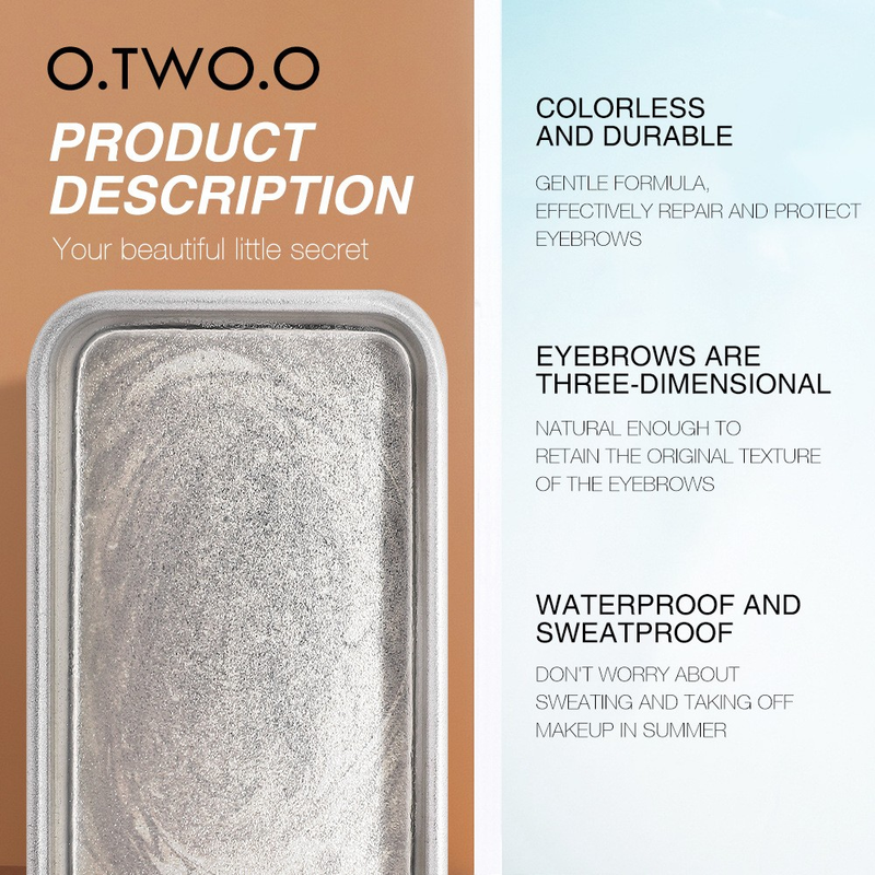 Styling Gel Eyebrow Brows Waterproof Long-Lasting 3D Feathery Wild Brow Styling Cream with Eyebrow Scraper_voghion.com