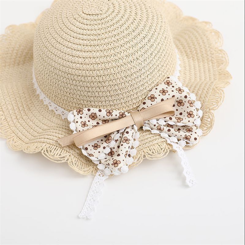 Borse in paglia per bambini, neonati estivi, ragazze all'aperto, cappelli, cappelli da sole da principessa_voghion.com
