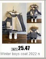 Vinter drengefrakke 2024 Ny babypelskrave Hættebomuld Plus Velvet Thicken Varm jakke til børn Parka 2-8 år Børnetøj_voghion.com