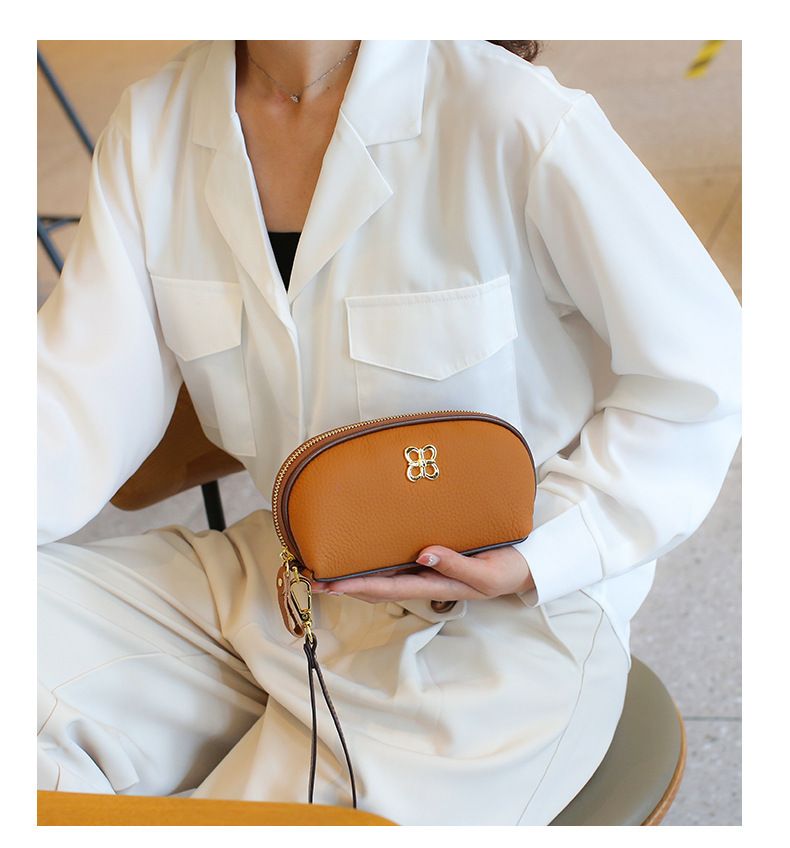 Hoofdlaag runderhuid voor high-end en modieuze mobiele telefoon echt leren kleine tas, zero portemonnee, dameshandtas_voghion.com