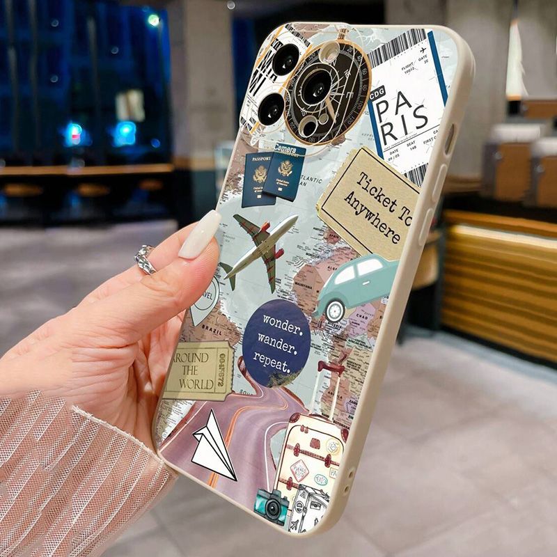 Custodia per telefono con motivo Note14 Travel Element per Xiaomi Redmi Note 13 12 12S 10 10S 11 11S Pro Plus 12C 13C 14C 4G 5G_voghion.com