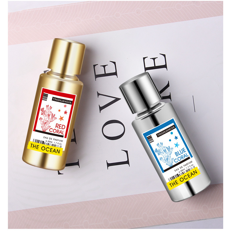 2024 Nowe Perfumy Coral Men's Test Tube Neutral Perfume Pilot Długotrwały Zapach 50ml Kwiatowy Ton_voghion.com