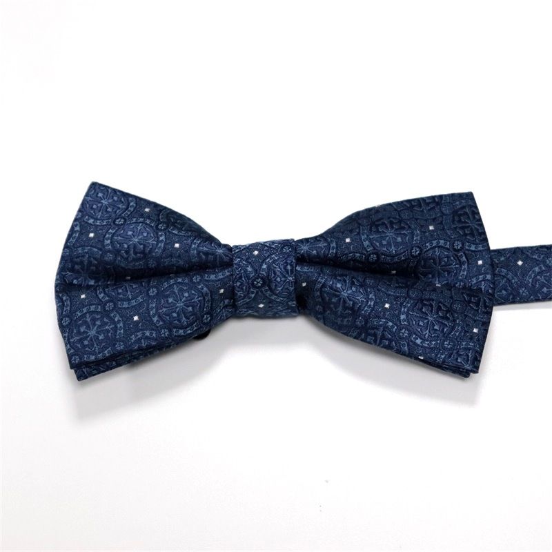 Accessoires de col de costume unisexe, nœud papillon bleu pour hommes d'affaires gratuits, nœud de marié de mariage_voghion.com