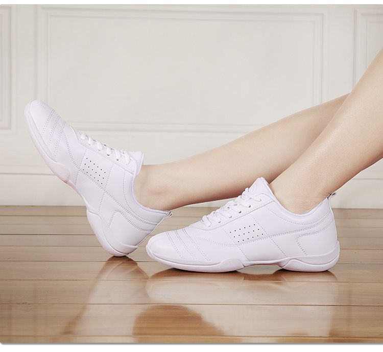 Wettkampfschuhe für Bodybuilding, männlich, weiblich, weiß, Aerobic, Gymnastik, Kinder, Cheerleading, Wettkampfschuhe_voghion.com