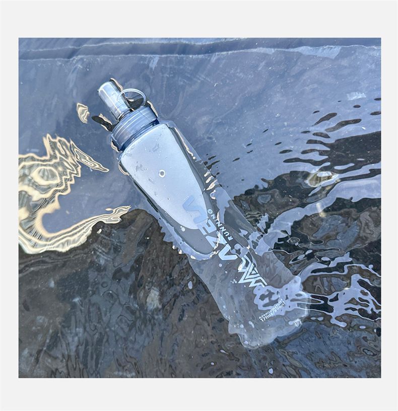 Sticlă de apă pliabilă pentru alergare, portabilă, 500 ml, pentru exterior, alpinism, off-road_voghion.com