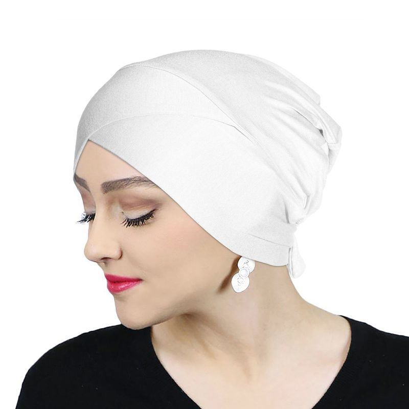 Premium Modal Hijab Unterkappe – Original einfarbige und mehrfarbige Designs (4-Jahreszeiten-Anti-Pilling-Muslim-Kappe, nahöstliche bequeme Passform)_voghion.com