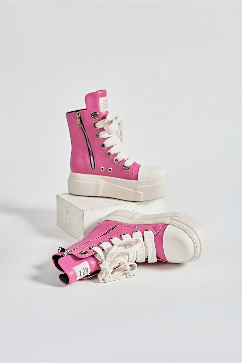 Herrskor Stor storlek Damskor Skor Par High Top Sneakers Supply All Match Tjock botten förhöjning Herrskor_voghion.com