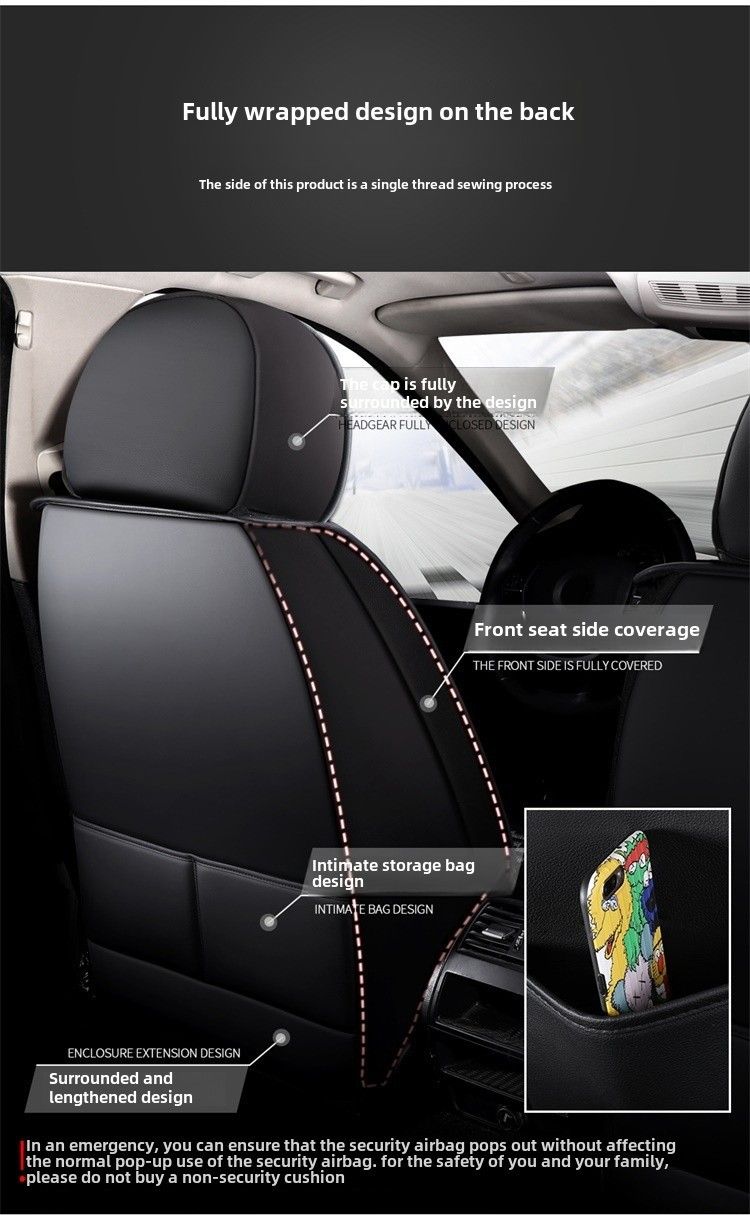 Automobilio pagalvė „Four Seasons“ tinka mielas „viskas įskaičiuota“ sėdynės užvalkalas Vasarinis visiškai uždaras sėdynės pagalvėlė Goddess odinis sėdynės užvalkalas Naujas_voghion.com