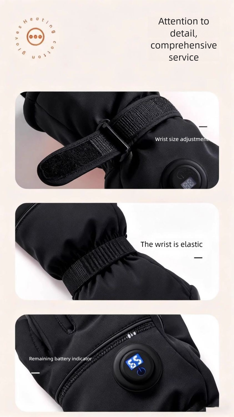 Cross-Border Foreign Trade Outdoor Cycling Three-Level Temperature Adjustment Skiing Touchscreen Warm Electric Heated_voghion.com