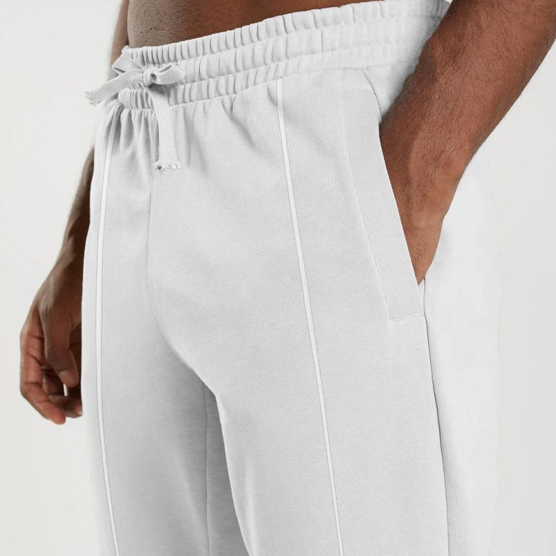 2024 Frühjahr/Sommer Freizeit Sport Guard für lose Krawatte Füße gestrickte Casual Herrenhose_voghion.com