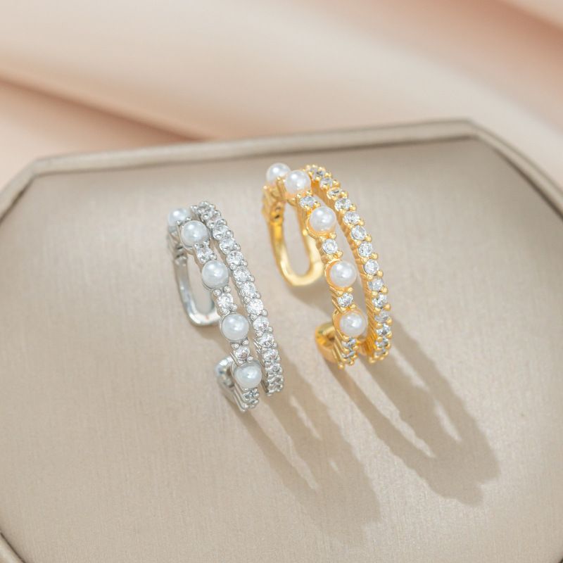 Titanium Steel Personality New Korean And Japanese Niche Light Luxury Open Hollow Ring For Women Non-Fading_voghion.com