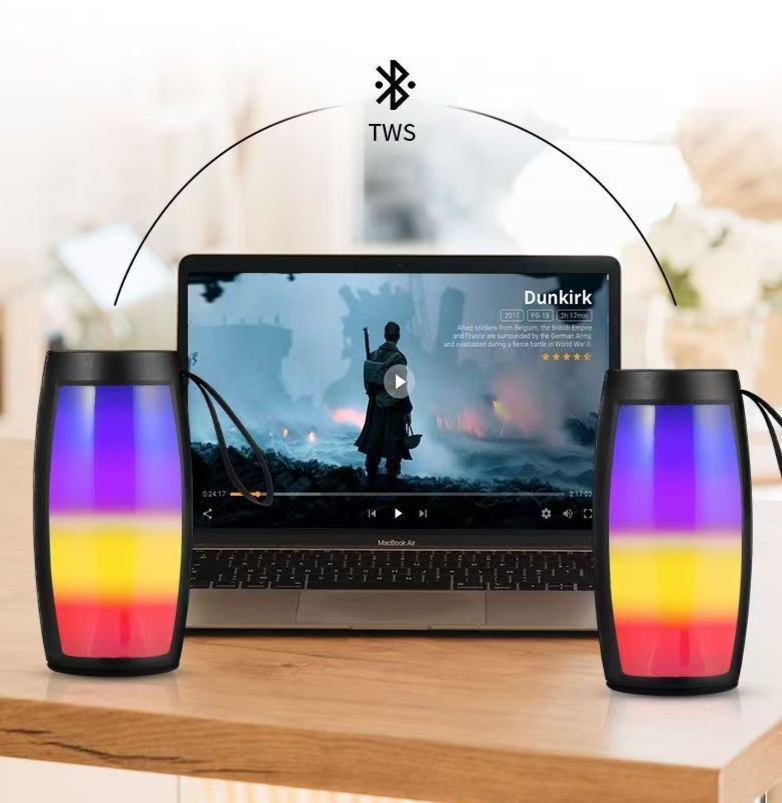 Pulse 1202 Wireless For Phone And Computer, Colorful Card Slot Gift, Bluetooth Portable Subwoofer Speaker_voghion.com