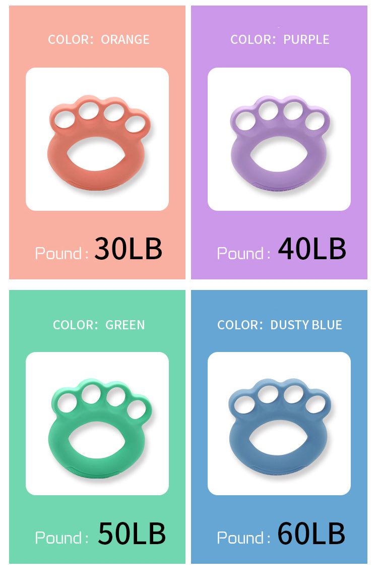 Silicone Adjustable Hand Grip Finger Recovery Trainer Exercise Carpal Expander Muscle Workout Gym Fies Strengthener_voghion.com