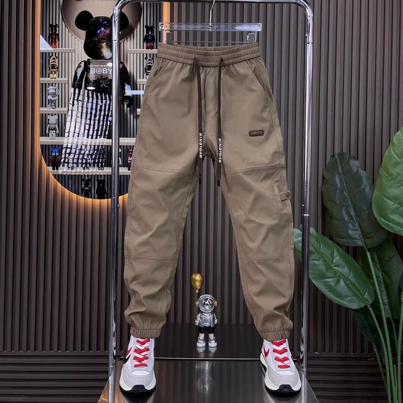 001 Spring And Autumn New Fashion Versatile Trendy Comfortable Cargo Men's Sports Outdoor Casual Loose Jogger Pants_voghion.com