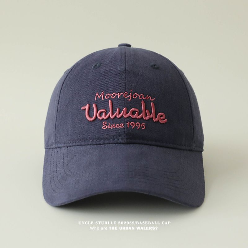 Nuovi cappelli da baseball per uomo e donna, marchio alla moda, originale, con lettera ricamata, berretto a becco d'anatra morbido in stile coreano, versatile per far sembrare il tuo viso piccolo._voghion.com