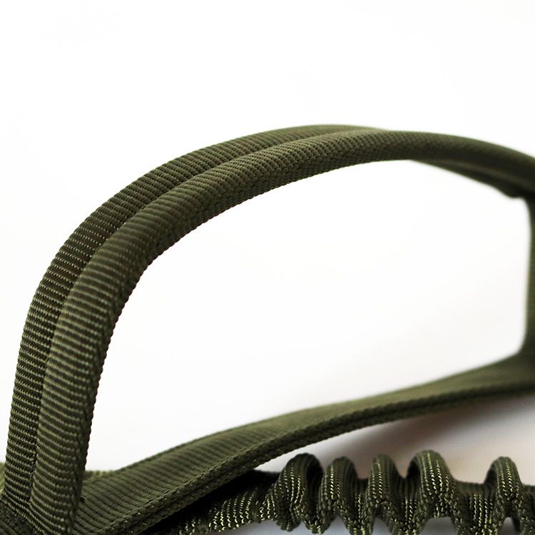 Outdoor Nylon Military Enthusiast Retractable Pet Tactical Training Leash Dog Rope_voghion.com