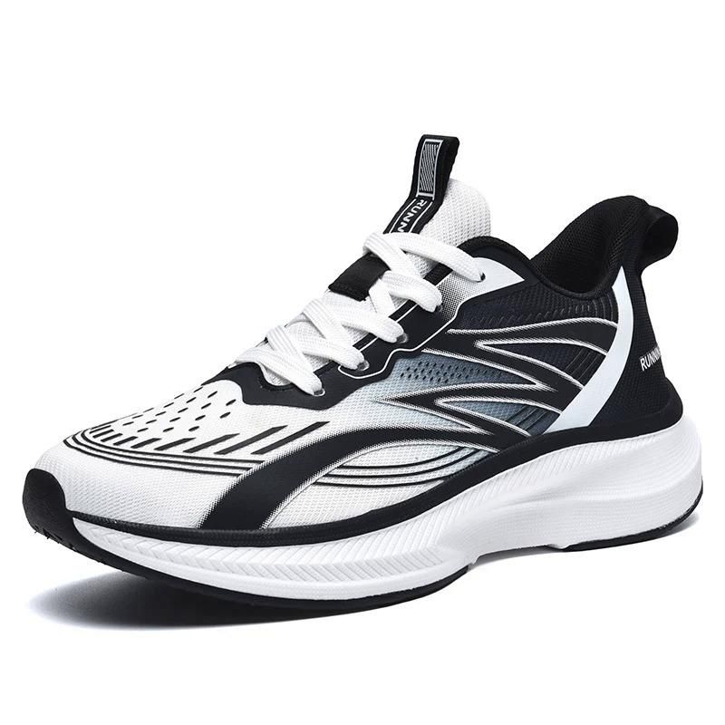 Latest Design Custom Men Fashion Casual Sports Sneakers Soft Sole Blank Mesh Breathable Jogging Running Shoes For Man_voghion.com