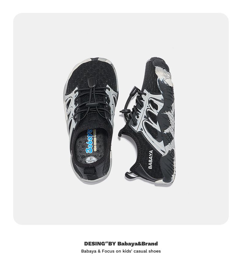 XD-YS50821 Girls' Sports Sandals, Summer New Children's Casual Breathable Running Shoes, Boys' Thin Single Mesh Shoes_voghion.com