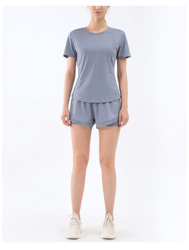 Women's anti-glare, quick-drying, running training fitness pants, high-waisted, loose and breathable yoga pants for summer_voghion.com