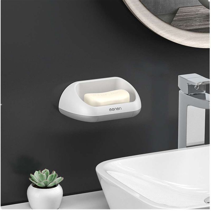 2 pezzi porta sapone drenante scatola portaoggetti custodia per accessori da bagno per la casa set per sapone_voghion.com