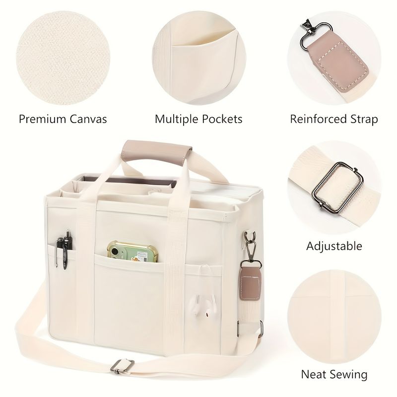 Korean ins mommy bag with stylish multifunctional compartments and large capacity_voghion.com