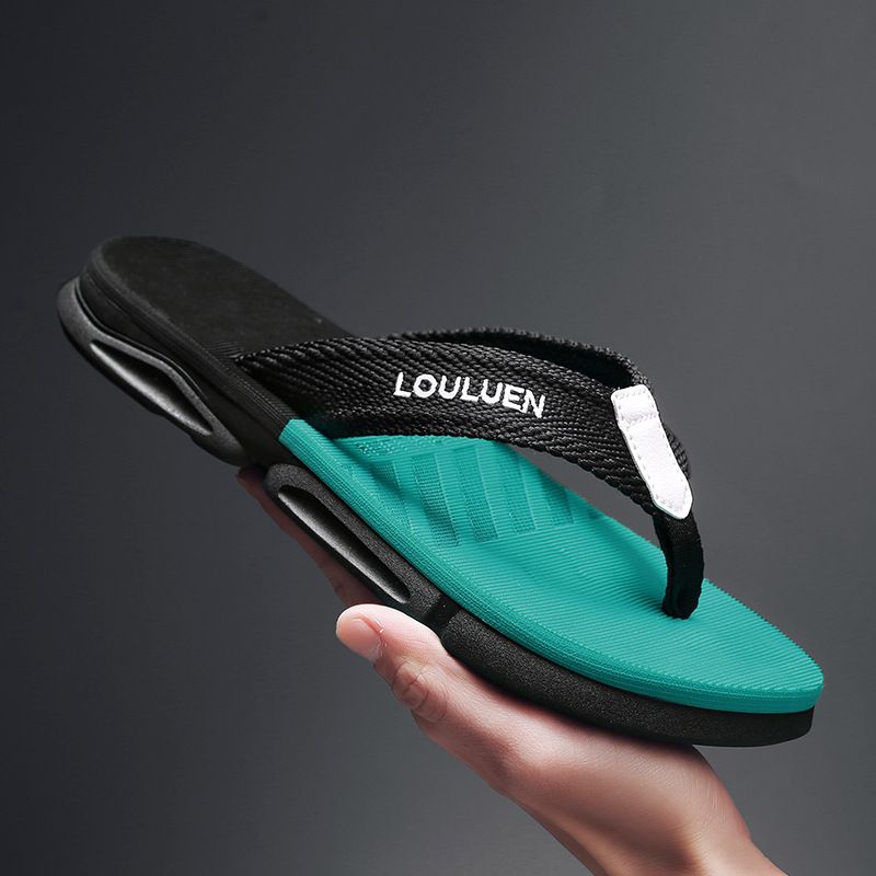 Sandali estivi a spina di pesce con suola spessa Lu Lu'an per uomo, pantofole antiscivolo, nuove scarpe da spiaggia alla moda per esterni_voghion.com