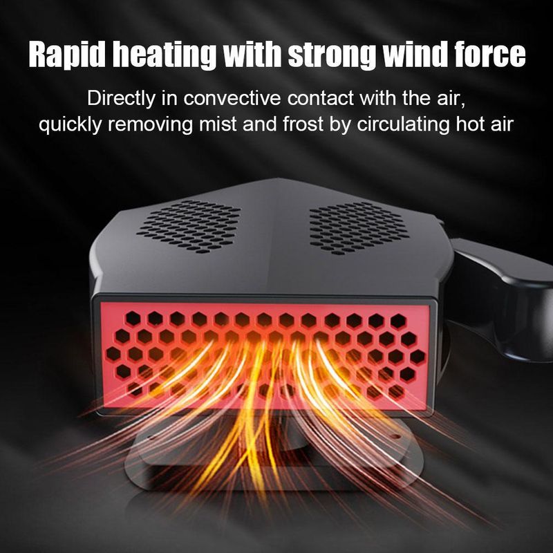 12v Defrosting Deing Fast Heating Fan Electric 200W Portable 12V Inside Car Heater B7R9_voghion.com