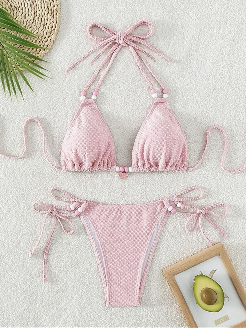 Damenbekleidung Einfarbiger Damen-Badeanzug_voghion.com
