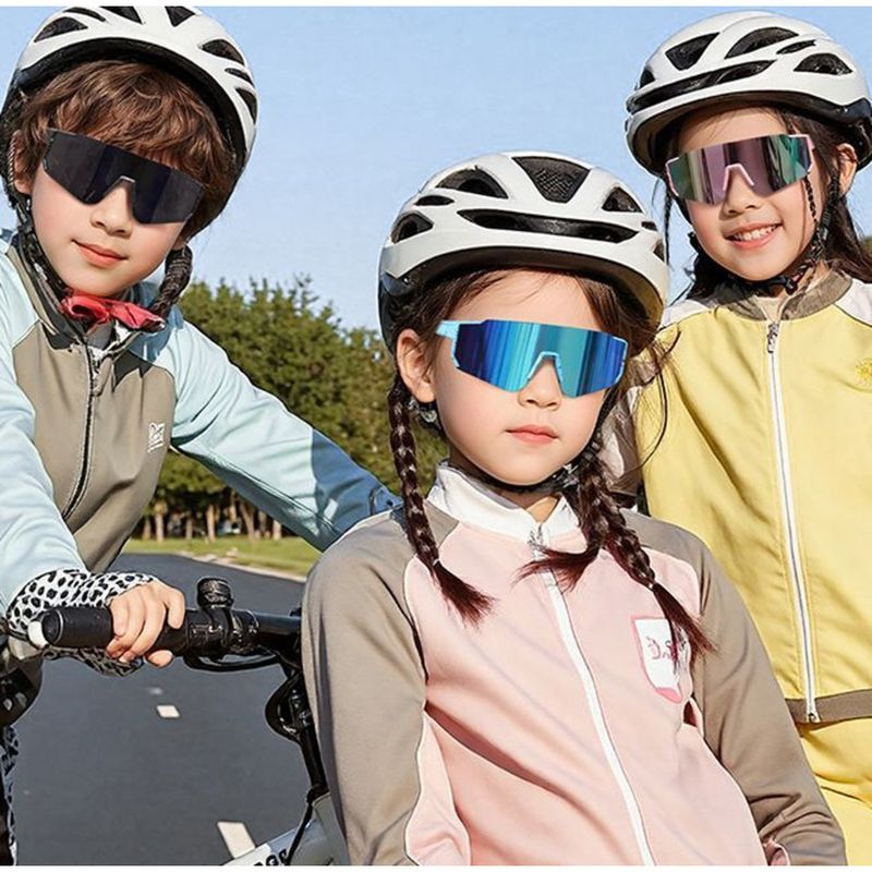 Lai Xuan Children's Cycling Glasses Windproof UV Protection Running Speed Skating Outdoor Sports Professional Bicycle_voghion.com