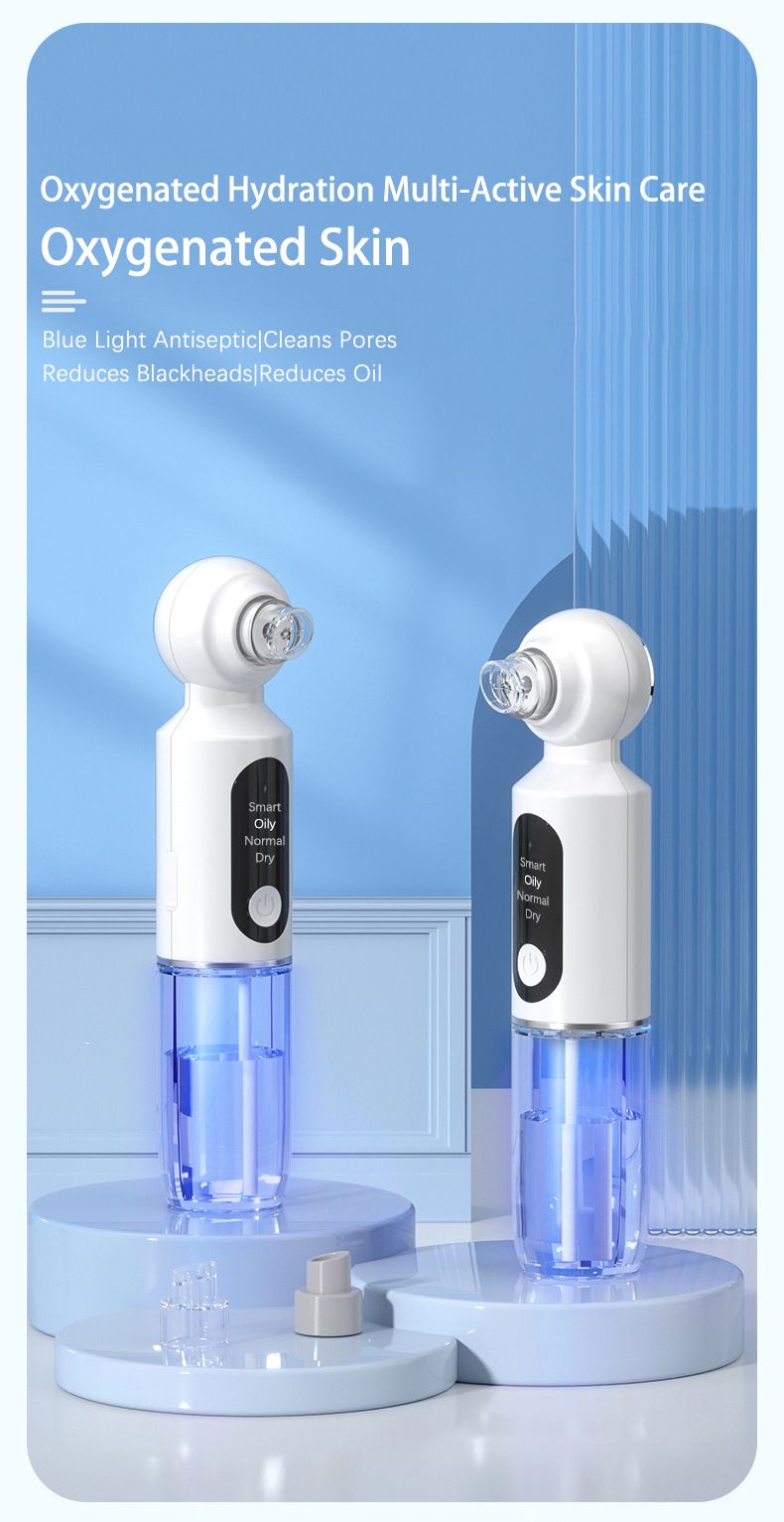 Klein bubbel schoonheidsinstrument, huishoudelijk elektrisch poriënreinigings- en zuurstofinjectieapparaat, warm gezichtskompres om_voghion.com