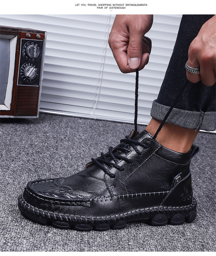 Cowboy Boots Desert Boots Rubber Waterproof Elegant Western Flat Low Heel Pointed Toe Zipper Slip-On Sports Footwear_voghion.com