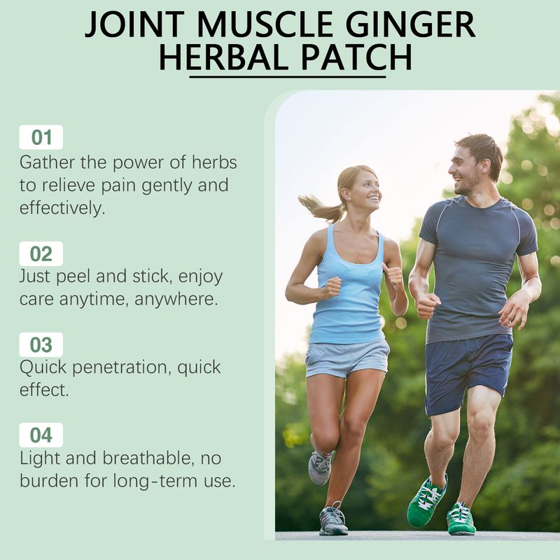 Ingver Mugwort liigeseplaaster leevendab põlveliigeste lihaste valulikkust ja kehahooldusplaaster_voghion.com