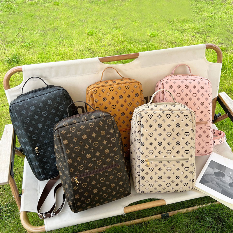 Hot Selling New Printed Backpack in Europe and America Fashionable and Casual Versatile Large Capacity Backpack Unique Printed Bag Schoolbag for Girls_voghion.com