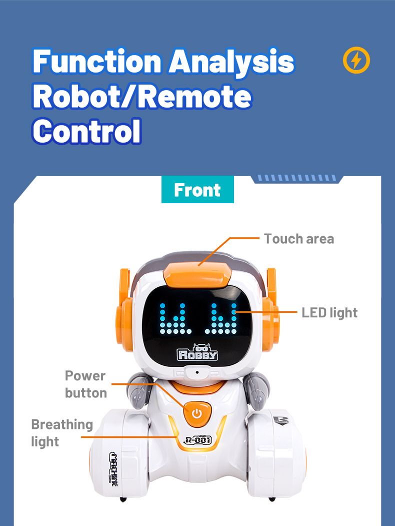 RC roboti R31 inteligentna interaktivna plesna programska igrača otroška izobraževalna znanost in izobraževanje električni robot_voghion.com