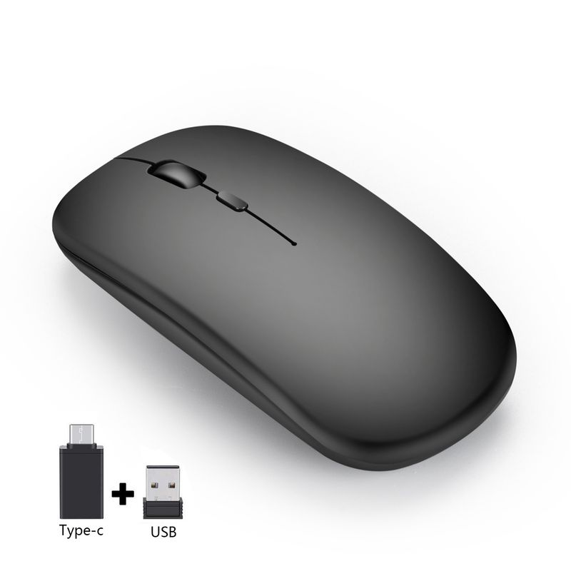 2.4G oplaadbare draadloze muis, stille MUIS met TYPE-C-interface, laptop-desktop-kantoormuis_voghion.com